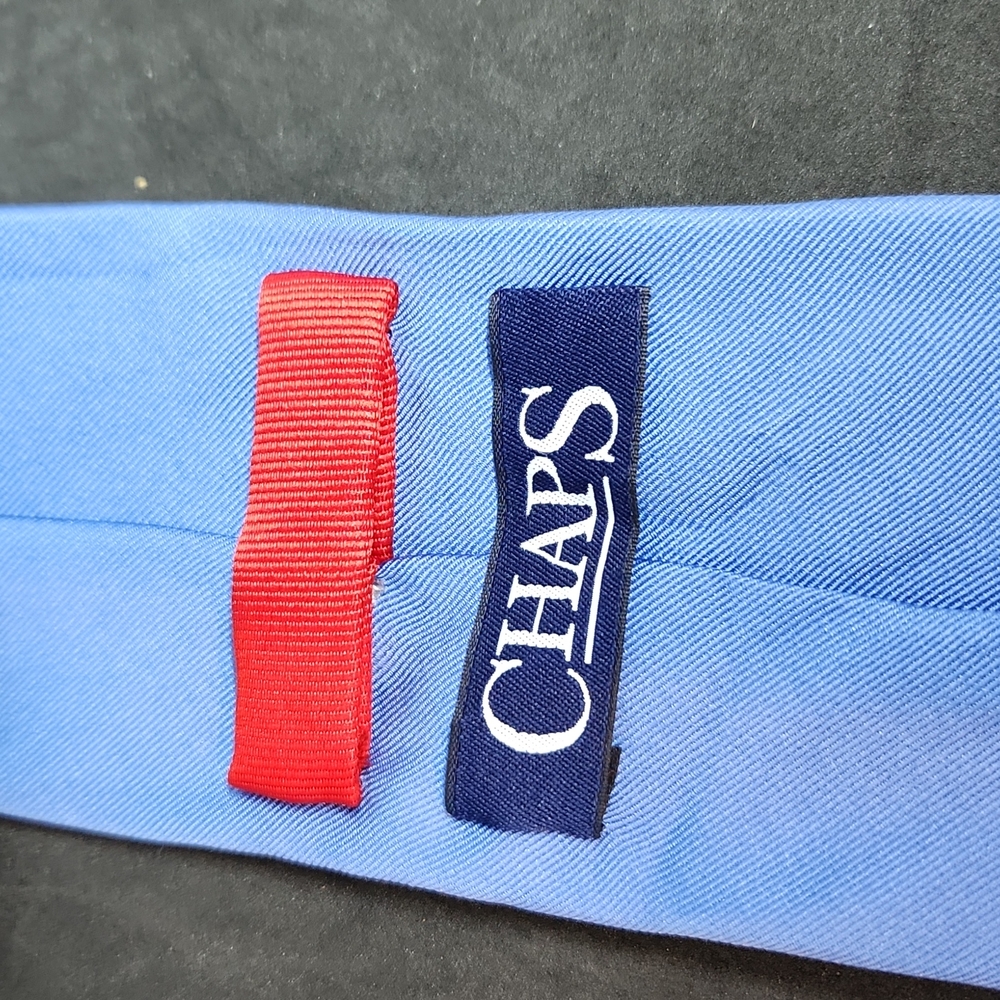 Chaps blue polyester tie - Picture 3 of 5
